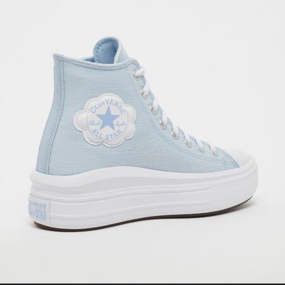 Girls Converse size 4.5, LT Armory blue/Jp Blue model A03015C